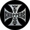 West Coast Choppers Silver Cross Badge