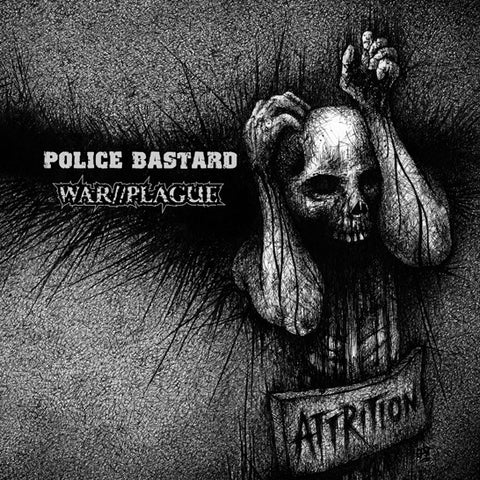Police Bastard And War Plague Police Bastard and War Plague Split Album Vinyl LP