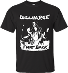 Discharge - Fight Back backprint Men's T-shirt