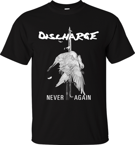 Discharge - Never Again Men's T-shirt