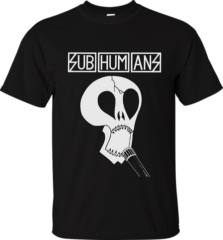 Subhumans - Skull Mens T-shirt