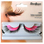 Stargazer Number 53 Pink Feathered False Eyelashes includes glue Eye Wear