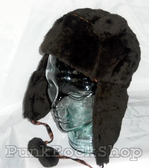 Chaos Brothers Girls Trapper Hat Brown Headwear