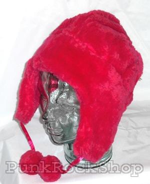 Chaos Brothers Girls Trapper Hat Pink Headwear