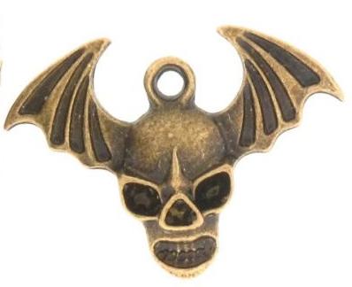 Steampunk Bat Skull Pendant Steampunk