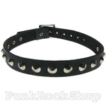 Various Punk Neck Choker 1 Row Circle Conical Leather Choker Choker