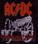 AC/DC For Those About to Rock Woven Patche