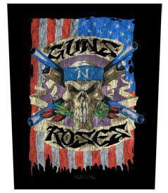 Guns N Roses Skull Flag Backpatche