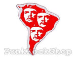 Che Guevara Face Map Woven Patche