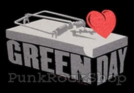 Green Day Mouse Trap Woven Patche