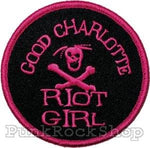 Good Charlotte Riot Girl Woven Patche
