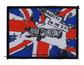 Sex Pistols - Anarchy in the UK Woven Patch – Punk Rock Shop