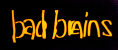 Bad Brains Yellow Logo Printed Patche