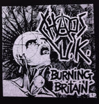 Chaos UK Burning Britain Printed Patche