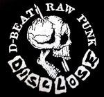 Disclose D-Beat Skull Raw Punk Printed Patche