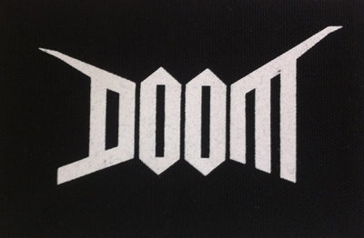 Doom DooM Old Logo Printed Patche