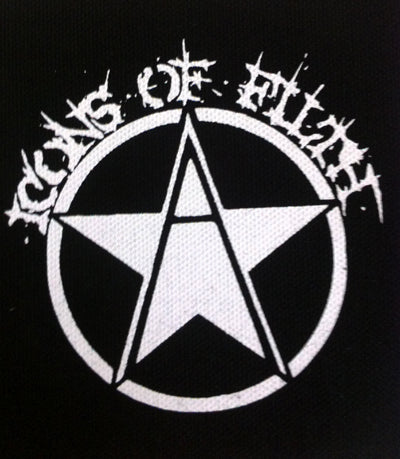 Icons Of Filth Star Logo Printed Patche