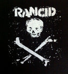 Rancid Skull And Crossbones Printed Patche