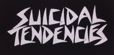 Suicidal Tendencies Logo White Printed Patche