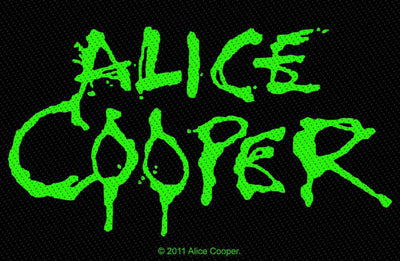Alice Cooper Green Logo Woven Patche