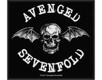 Avenged Sevenfold Bat Skull Woven Patche