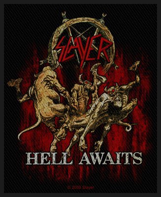 Slayer Hell Awaits Woven Patche