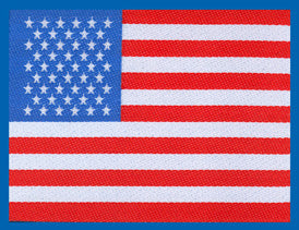 American Flag Woven Patche