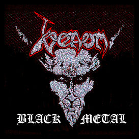 Venom Black Metal Woven Patche