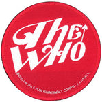 Who The Circle Red Logo Woven Patche
