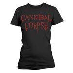 DRIPPING LOGO - Womens Tops (CANNIBAL CORPSE)