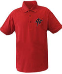 Red Polo  Anarchy Polo Top