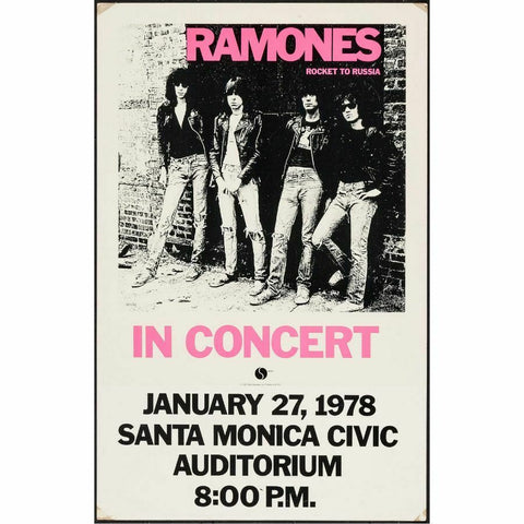 Ramones - 1978 Gig Poster