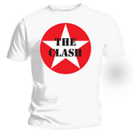 Clash - Circle Star White Mens T-shirt