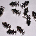 Various Punk Small Tree Spike Studs in a pack of 10 Stud