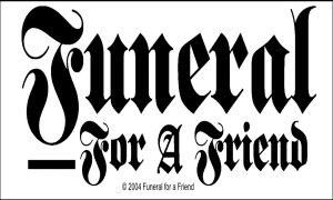 Funeral for a friend Logo Sticker