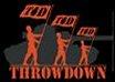 Throwdown Flags Sticker Sticker