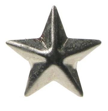 Various Punk Large Star Studs in a pack of 10 Stud