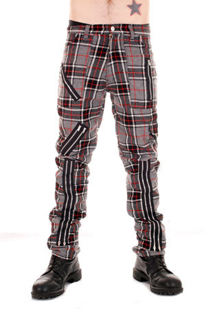 Tiger Of London Tiger of London Grey Tartan CCF-752-GRY Mens Trouser