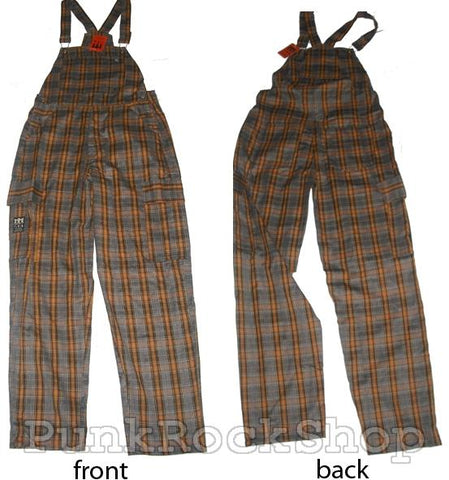 Mercy Tartan Utility Dungerees Dungaree