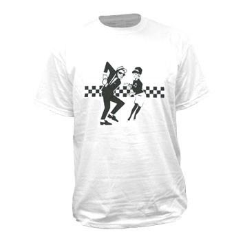 Various Ska 2 Tone Man and Beat Girl T-shirt