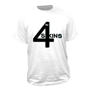4-Skins Logo White T-shirt