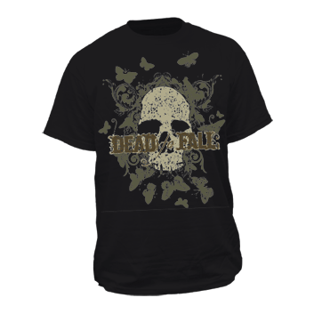 Dead To Fall Skull and Bugs T-shirt