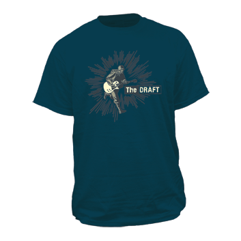 The Draft Charging Guitars T-shirt