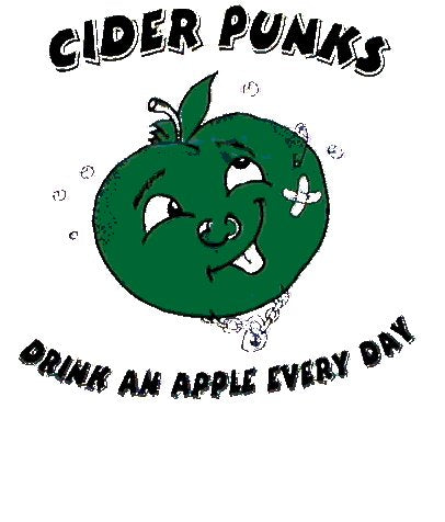 Cider Punks Drink An Apple Every Day Mens Tshirt