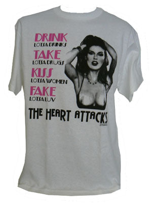 Heart Attacks Drink Take Kiss T-shirt