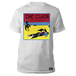 Clash Give Em Enough Rope on White Mens Tshirt