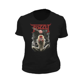 Fozzy Let The Madness Begin Ladies Tshirt T-shirt