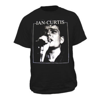 Joy Division Ian Curtis Mic Mens Tshirt