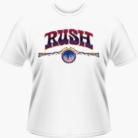 Rush Classic Logo on White T-shirt