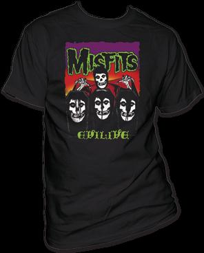 Misfits Evilive Mens Tshirt